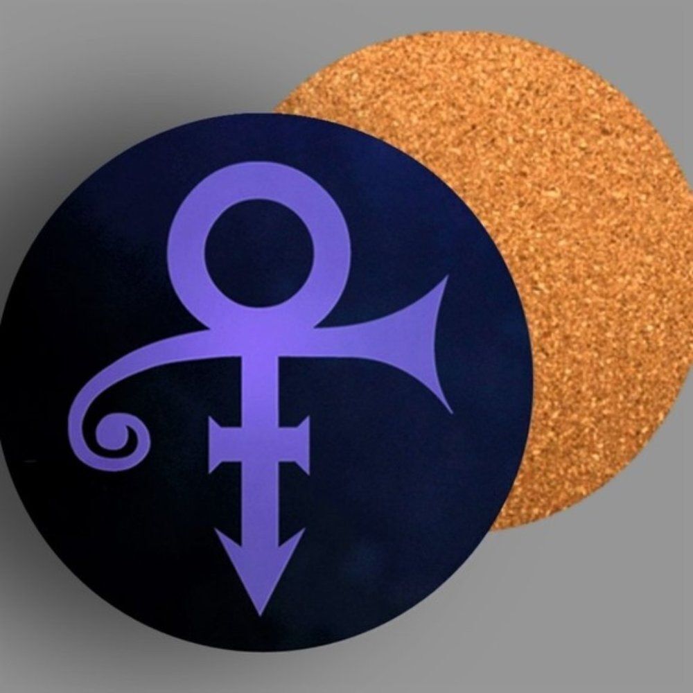 PRINCE Love Symbol Drink Coaster Set